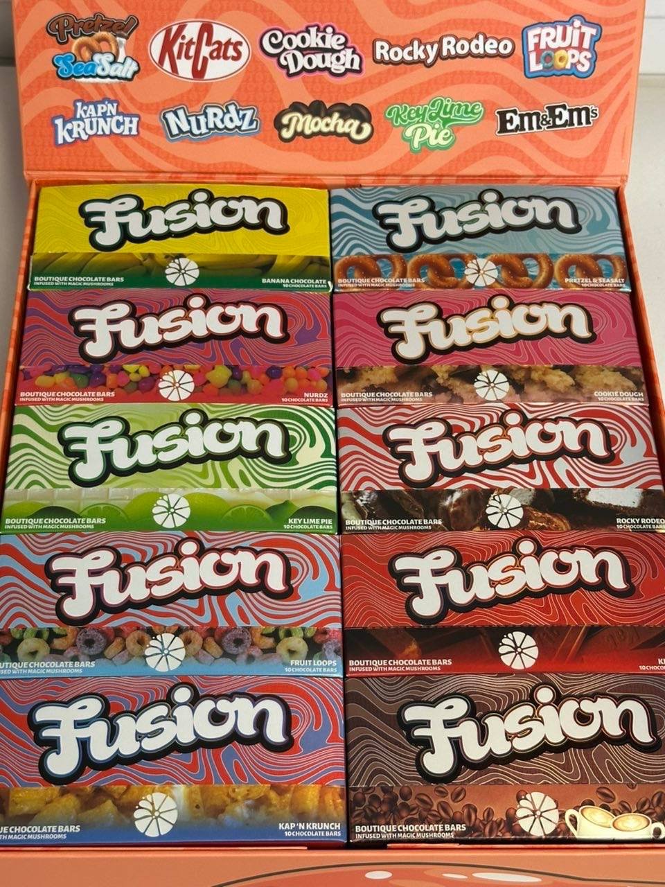 Fusion 6g Mushroom Infused chocolate bars